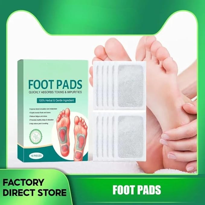 100% Herbal & Gentle ™ Ingredient Detox Foot Pads (BUY 1 GET 1 FREE ) 20PCS @ Just Rs.399/-