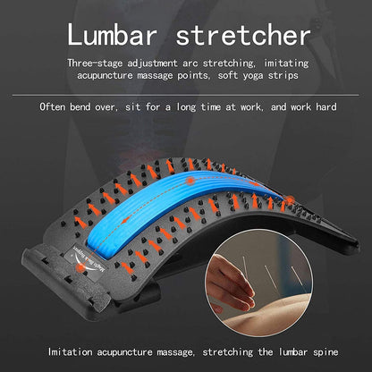 Adjustable Back Stretching & Lumbar Support