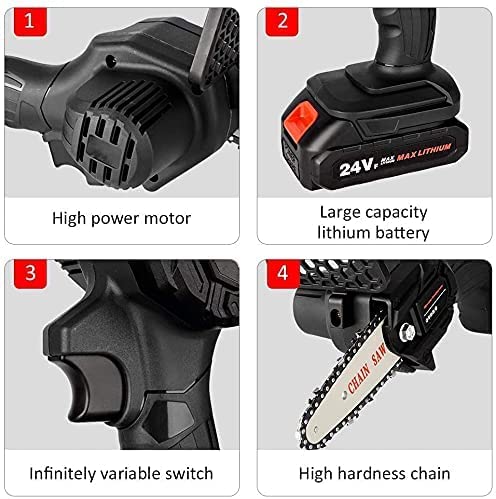 6 Inch Battery Powered Mini Chainsaw