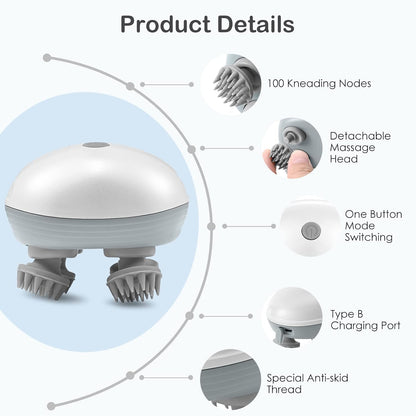 Electric Rechargeable Scalp Massager