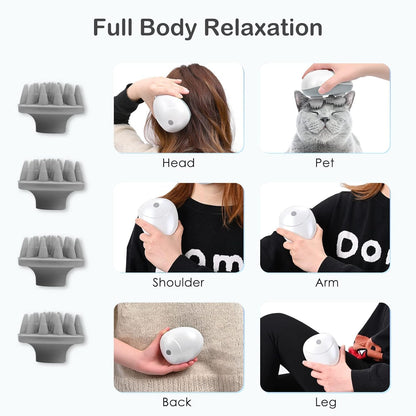 Electric Rechargeable Scalp Massager