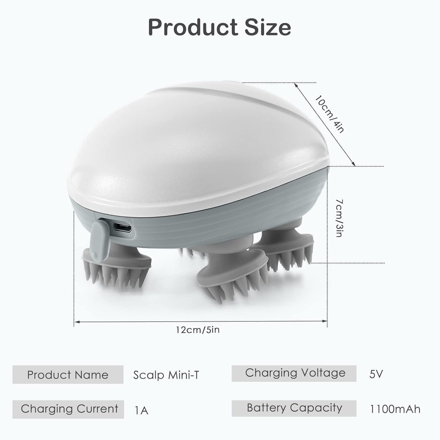 Electric Rechargeable Scalp Massager