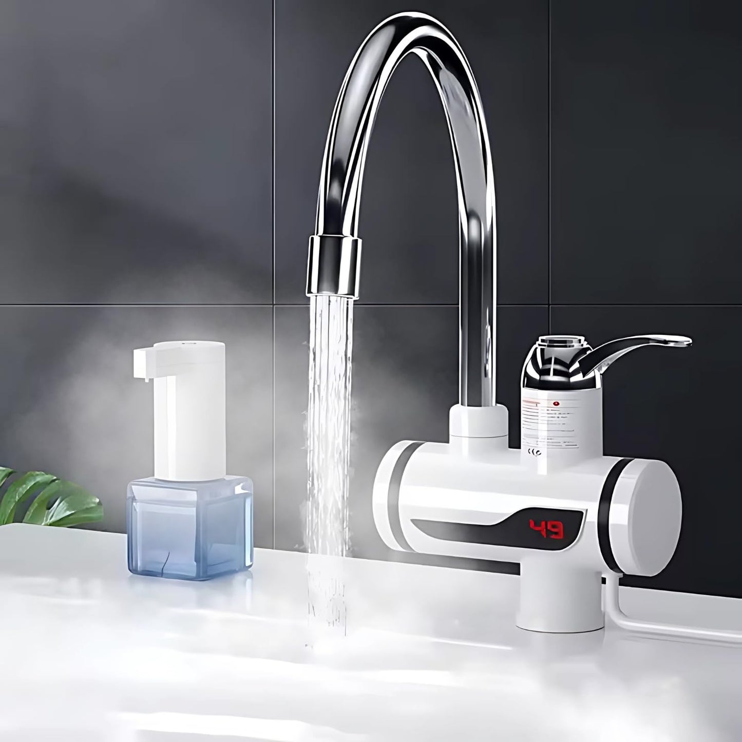 Instant Electric Water Heating Tap with Digital Display