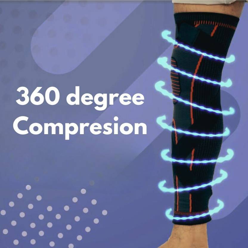 Adjustable Full Sleeve Compression Knee Support