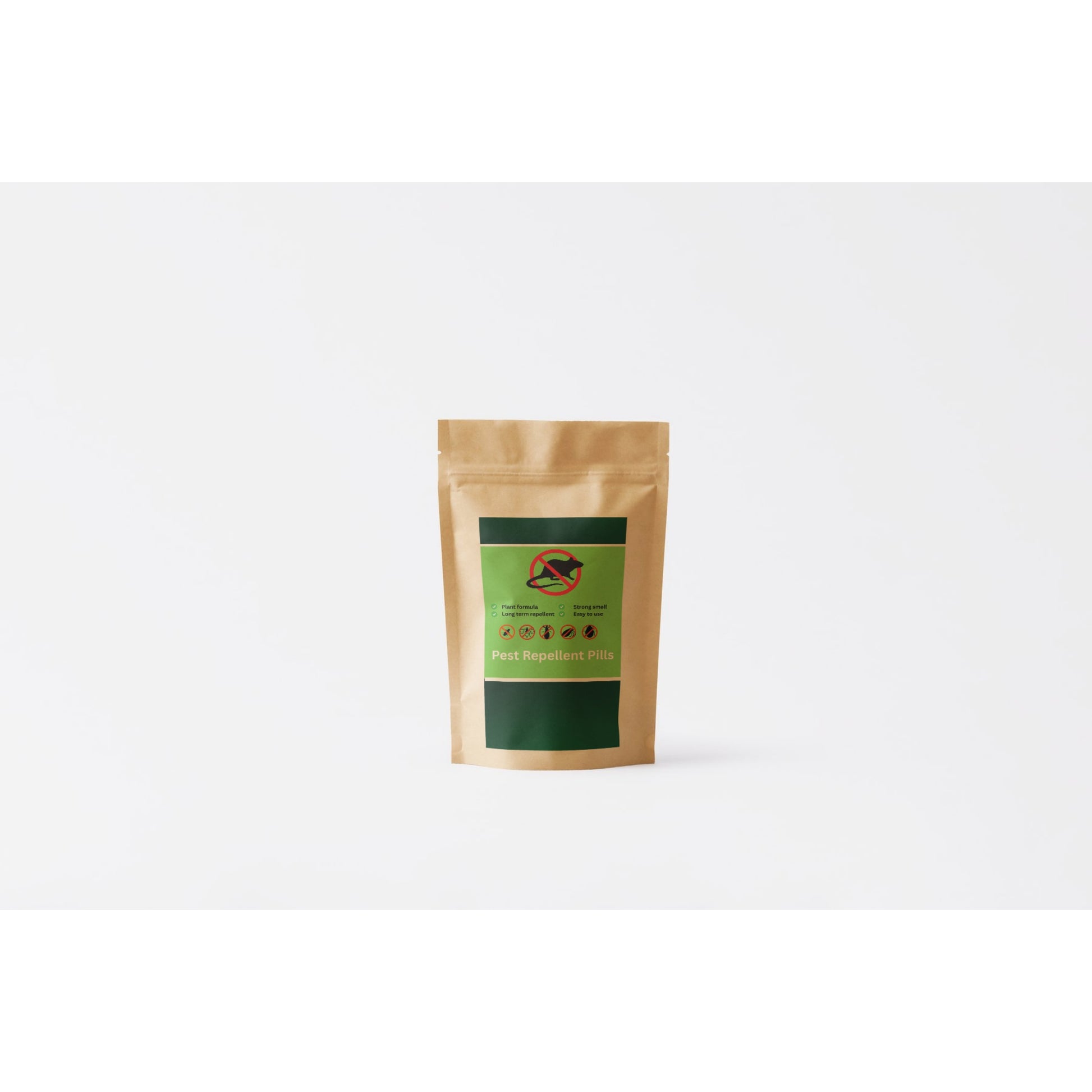 Dealworld natural rat repellent balls in eco-friendly resealable brown pouch for pest control